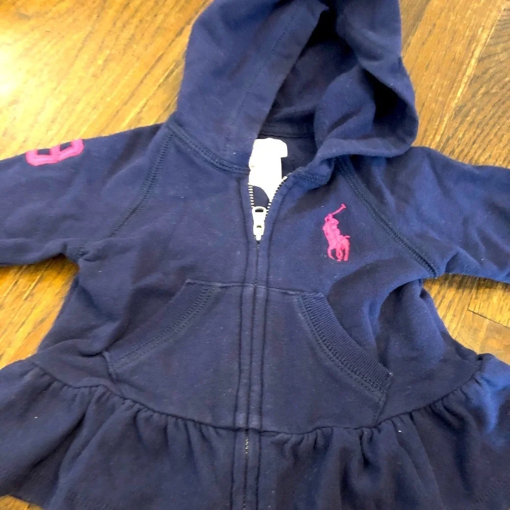 Adorable 6 month hoodie sweatshirt Ralph Lauren